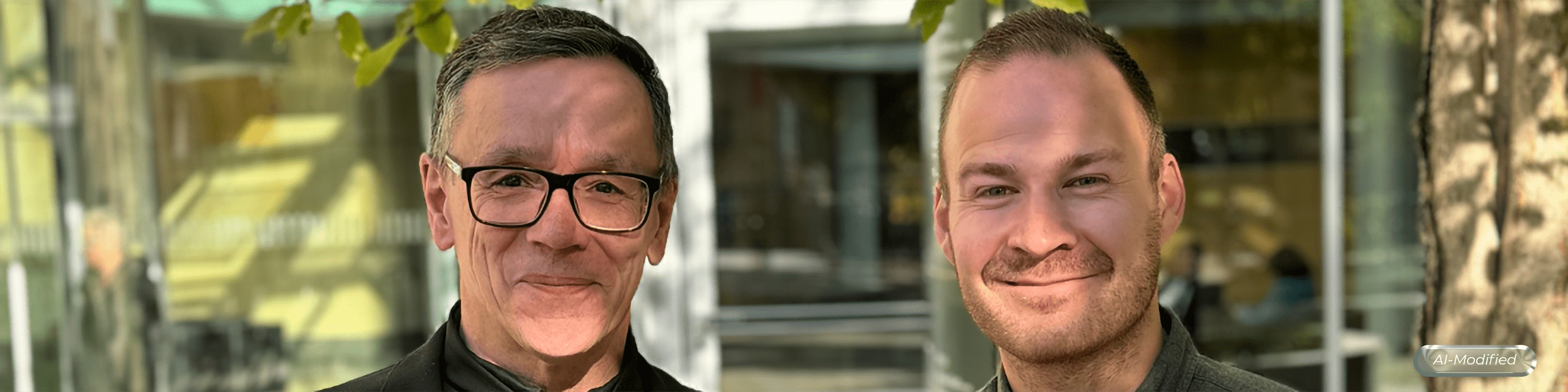 Helmut Rietzer Managing Director 800 Volt Technologies (links) und Marvin Beccard Geschäftsführer Lade.ZEIT GmbH (rechts)
