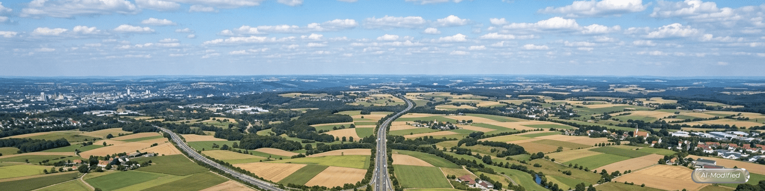 Luftbild Autobahnkreuz